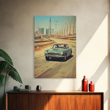 Cargar imagen en el visor de la galería, Classic Car Wall Art, Canvas Print, Wall Hanging, Portrait Art, Car Lover Gift, Sports Car Wall Art, Appreciation Gift, Apartment Wall Decor
