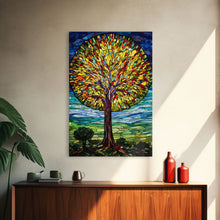 Carregar imagem no visualizador da galeria, Abstract Art, Tree Wall Art, Nature Print, Canvas Print, Wall Hanging, Portrait Art, New Homeowner Gift, Above Bed Art, Entryway Prints

