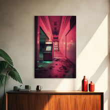 Carregar imagem no visualizador da galeria, Arcade Machine, Retro Art, Arcade, Canvas Print, Wall Hanging, Portrait Art, Video Game Decor, Retro Video Games, Game Room Art, Gift Ideas
