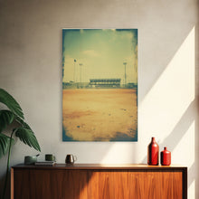 Carregar imagem no visualizador da galeria, Baseball Wall Art, Baseball Coach Gift, Minimalist Art, Canvas Print, Wall Hanging, Portrait Art, Man Cave Wall Art, Game Room Decor
