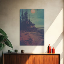 Carregar imagem no visualizador da galeria, Beach House Wall Art, Beach Wall Art, Cabin Art, Canvas Print, Wall Hanging, Portrait Art, Home Wall Decor, Living Room Prints, Travel Print

