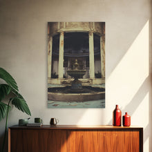 Carregar imagem no visualizador da galeria, Abandoned House, Haunted House, Halloween Wall Art, Canvas Print, Wall Hanging, Portrait Art, Horror Home Decor, Spooky Art Print, Dark Art
