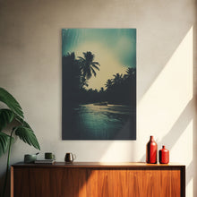 Load image into Gallery viewer, Boat Wall Art, Nautical Wall Art, Canvas Print, Wall Hanging, Portrait Art, Ocean Wall Art, Tropical Wall Art, New Home Gift, Modern Prints
