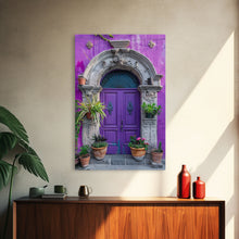 Cargar imagen en el visor de la galería, Change45 Architecture Print, 19th Century Architecture Photography, Mexico City Wall Art, Wood Framed Canvas Print
