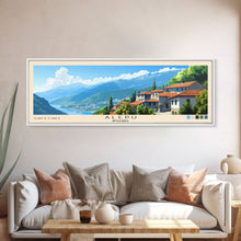 Carregar imagem no visualizador da galeria, Alepu, Bulgaria Panoramic Print, Vacation Gift, Bulgaria Wall Art, Beach Painting, Beach Decor, Beach Or Lakehouse Art
