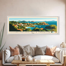 Carregar imagem no visualizador da galeria, Archipelago of La Maddalena, Italy Panoramic Print, Vacation Gift, Italy Wall Art, Vacation Wall Art, Vacatation Memories, Beach Decor, Beach Or Lakehouse Art
