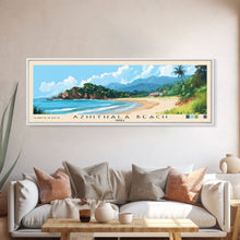 Carregar imagem no visualizador da galeria, Azhithala Beach, India Panoramic Print, Vacation Gift, India Wall Art, Vacation Wall Art, Vacatation Memories, Beach Decor, Beach Or Lakehouse Art
