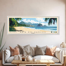 Carregar imagem no visualizador da galeria, Baía do Sancho, Brazil Panoramic Print, Vacation Gift, Brazil Wall Art, Vacation Wall Art, Vacatation Memories, Beach Decor, Beach Or Lakehouse Art
