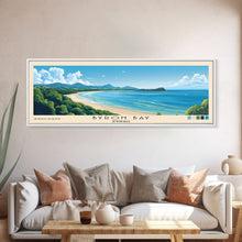 Carregar imagem no visualizador da galeria, Byron Bay, Australia Panoramic Print, Vacation Gift, Australia Wall Art, Vacation Wall Art, Vacatation Memories, Beach Decor, Beach Or Lakehouse Art
