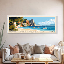 Carregar imagem no visualizador da galeria, Cala Goloritzé, Italy Panoramic Print, Vacation Gift, Italy Wall Art, Vacation Wall Art, Vacatation Memories, Beach Decor, Beach Or Lakehouse Art
