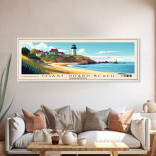 Cargar imagen en el visor de la galería, Coast Guard Beach, Massachusetts Panoramic Print, Vacation Gift, Massachusetts Wall Art, Vacation Wall Art, Vacatation Memories, Beach Decor, Beach Or Lakehouse Art
