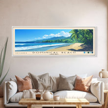 Load image into Gallery viewer, Dominical Beach, Costa Rica Panoramic Print, Vacation Gift, Costa Rica Wall Art, Vacation Wall Art, Vacatation Memories, Beach Decor, Beach Or Lakehouse Art
