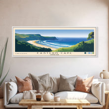 Load image into Gallery viewer, Eastern Cape, Coffee Bay Panoramic Beach Print, Vacation Gift, Coffee Bay Wall Art, Beach Painting, Beach Decor, Beach Painting
