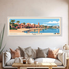 Load image into Gallery viewer, El Gouna, Egypt Panoramic Print, Vacation Gift, Egypt Wall Art, Vacation Wall Art, Vacatation Memories, Beach Decor, Beach Or Lakehouse Art
