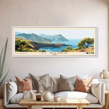 Load image into Gallery viewer, El Hierro, Spain Panoramic Print, Vacation Gift, Spain Wall Art, Beach Painting, Beach Decor, Beach Or Lakehouse Art
