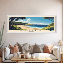 Cargar imagen en el visor de la galería, Flaherty Beach, Australia Panoramic Beach Print, Vacation Gift, Australia Wall Art, Beach Painting, Beach Decor, Beach Painting
