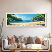 Carregar imagem no visualizador da galeria, Gertak Sanggul Beach, Malasyia Panoramic Print, Vacation Gift, Malasyia Wall Art, Vacation Wall Art, Vacatation Memories, Beach Decor, Beach Or Lakehouse Art
