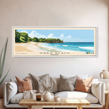 Carregar imagem no visualizador da galeria, Gibbs Beach, Barbados Panoramic Beach Print, Vacation Gift, Barbados Wall Art, Beach Painting, Beach Decor, Beach Painting
