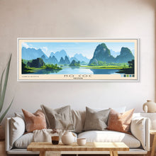 Cargar imagen en el visor de la galería, Ho Coc, Vietnam Panoramic Beach Print, Vacation Gift, Vietnam Wall Art, Beach Painting, Beach Decor, Beach Painting
