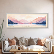 Load image into Gallery viewer, Caldera, Chile Watercolor Print, Vacation Gift, Chile Wall Art, Beach Painting, Beach Decor, Large Wall Art, Wood Frame Art
