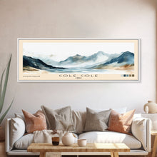 Load image into Gallery viewer, Cole Cole, Chile Watercolor Beach Print, Vacation Gift, Chile Wall Art, Beach Painting, Beach Decor, Beach Painting
