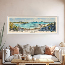 Load image into Gallery viewer, Elbow Cay, Abaco Islands, Bahamas Watercolor Beach Print, Vacation Gift, Bahamas Wall Art, Beach Painting, Beach Decor, Beach Painting
