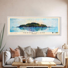 Carregar imagem no visualizador da galeria, Heron Island, Australia Watercolor Beach Print, Vacation Gift, Australia Wall Art, Beach Painting, Beach Decor, Beach Painting
