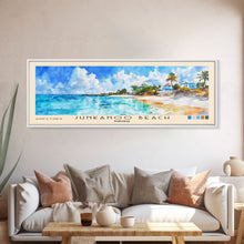 Cargar imagen en el visor de la galería, Junkanoo Beach, Bahamas Watercolor Print, Vacation Gift, Bahamas Wall Art, Beach Painting, Beach Decor, Beach Or Lakehouse Art
