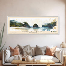 Load image into Gallery viewer, Nihiwatu Beach, Sumba, Indonesia Watercolor Print, Vacation Gift, Sumba, Indonesia Wall Art, Beach Painting, Beach Decor, Beach Or Lakehouse Art
