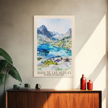 Carregar imagem no visualizador da galeria, Bahia de Las Aguilas, Dominican Republic Watercolor Beach Print, Vacation Gift, Dominican Republic Wall Art, Framed Canvas Print, Framed Beach Painting
