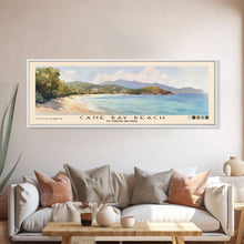 Load image into Gallery viewer, Cane Bay Beach, US Virgin islands Watercolor Beach Print, Vacation Gift, US Virgin islands Wall Art, Beach Painting, Beach Decor, Beach Painting
