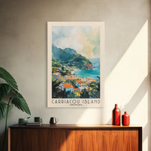 Load image into Gallery viewer, Carriacou Island, Grenada Watercolor Beach Print, Vacation Gift, Grenada Wall Art, Beach Painting, Beach Decor, Beach Painting
