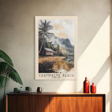 Carregar imagem no visualizador da galeria, Champagne Beach, Vanuatu Watercolor Print, Vacation Gift, Vanuatu Wall Art, Beach Painting, Beach Decor, Beach Or Lakehouse Art
