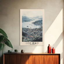 Cargar imagen en el visor de la galería, Côn Đảo, Vietnam Watercolor Beach Print, Vacation Gift, Vietnam Wall Art, Framed Canvas Print, Framed Beach Painting
