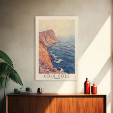 Load image into Gallery viewer, Cole Cole, Chile Watercolor Beach Print, Vacation Gift, Chile Wall Art, Beach Painting, Beach Decor, Beach Painting
