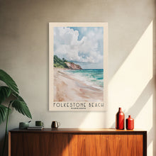 Load image into Gallery viewer, Folkestone Beach, Barbados Watercolor Beach Print, Vacation Gift, Barbados Wall Art, Beach Painting, Beach Decor, Beach Painting
