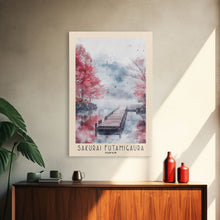 Cargar imagen en el visor de la galería, Sakurai Futamigaura, Japan Watercolor Beach Print, Vacation Gift, Japan Wall Art, Beach Painting, Beach Decor, Beach Painting

