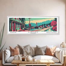 Carregar imagem no visualizador da galeria, Aurora Colorado Panoramic Travel Poster Canvas Print
