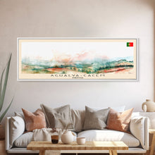 Carregar imagem no visualizador da galeria, Agualva Portugal Wall Art, Panoramic Travel Poster, Panoramic Framed Canvas Print, City Wall Art, Wall Hanging Home Decor, Travel Art
