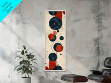 Load image into Gallery viewer, Retro Art Deco Geometric Patterns Wall Art Framed Canvas Print, Scifi / Science Fiction Decor
