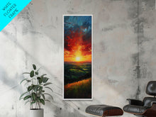 Carregar imagem no visualizador da galeria, Calm Forest Pond Koi Fish Tranquil Living Room Art Framed Canvas Print Tall Art Japanese Style Art
