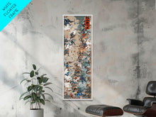 Load image into Gallery viewer, Battle Scene Featuring Warriors in Traditional Japanese Armor Ukiyo-e Art Framed Canvas Print Skinny Tall Art

