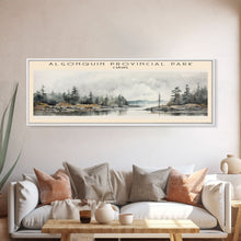 Carregar imagem no visualizador da galeria, Algonquin Provincial Park Travel Print Wall Art, Travel Poster Print, Retro Style Home Decor, Wall Hanging, Travel Gift Idea, Metal Art
