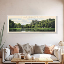 Load image into Gallery viewer, Blarney Castle COUNTRY | Framed Travel Poster Canvas Print | Trendy Wall Art | Watercolor Painting | Living Room Art | Unique Art
