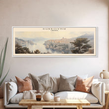 Load image into Gallery viewer, Dubrovnik COUNTRY | Framed Travel Poster Canvas Print | Trendy Wall Art | Watercolor Painting | Living Room Art | Unique Art
