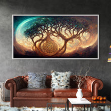 Load image into Gallery viewer, Gaia, norse mythology, canvas print, high fantasy art

