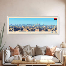 Carregar imagem no visualizador da galeria, Algiers, Algeria Panoramic Travel Poster Canvas Print, Algiers, Algeria Painting, Algeria Art, Algiers Travel Art, Guest Room Painting
