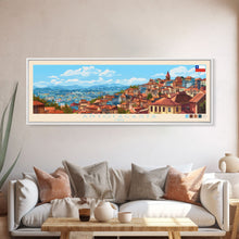 Carregar imagem no visualizador da galeria, Antofagasta, Chile Panoramic Travel Poster Canvas Print, Antofagasta, Chile Painting, Chile Art, Antofagasta Travel Art, Guest Room Painting

