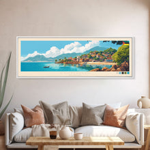 Cargar imagen en el visor de la galería, Chimoio, Mozambique Travel Poster Panoramic Canvas Print, Chimoio, Mozambique Painting, Mozambique Art, Chimoio Travel Art, Guest Room Painting
