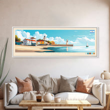 Cargar imagen en el visor de la galería, Corrientes, Argentina Travel Poster Panoramic Canvas Print, Corrientes, Argentina Painting, Argentina Art, Corrientes Travel Art, Guest Room Painting
